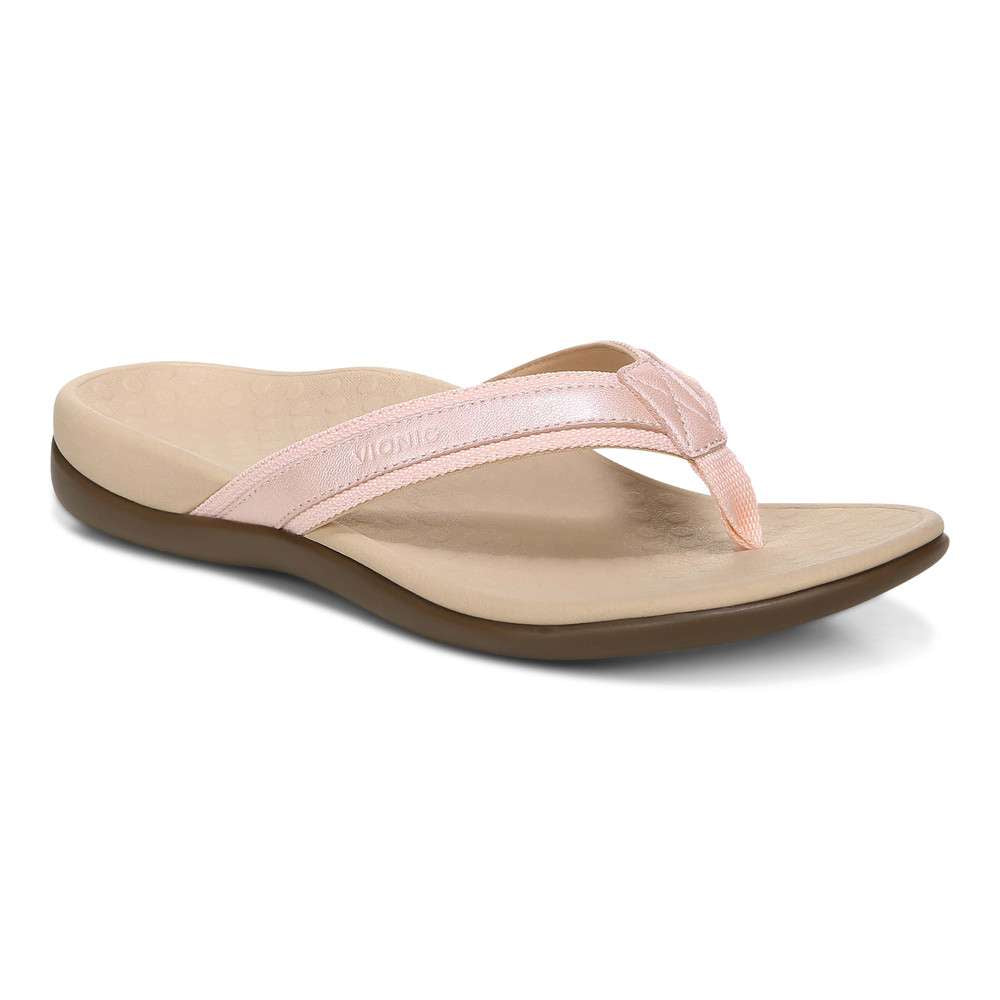 Islander Toe Post Sandal - Pale Blush