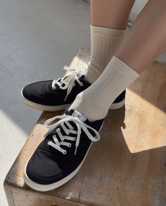 Lifestyle image for Cyan Slip-On Casual Sneaker - Black