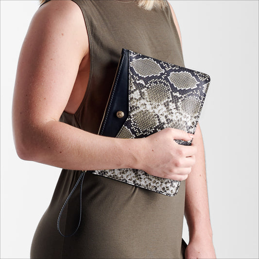Lifestyle image for Mary Clutch Bag - Snake