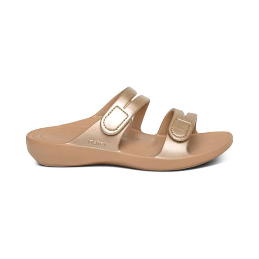 Janey Sport Slide - Champagne