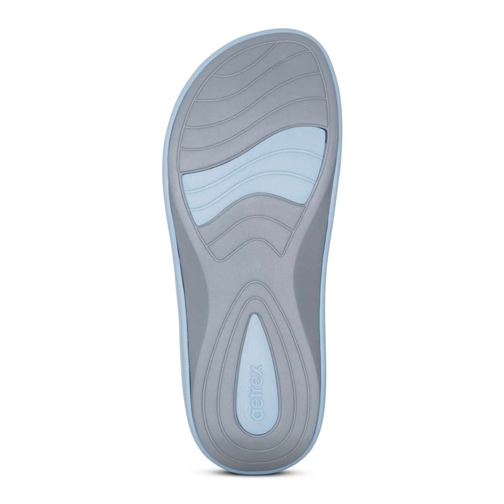 Maui Women's Toe Post Sandal - Blue