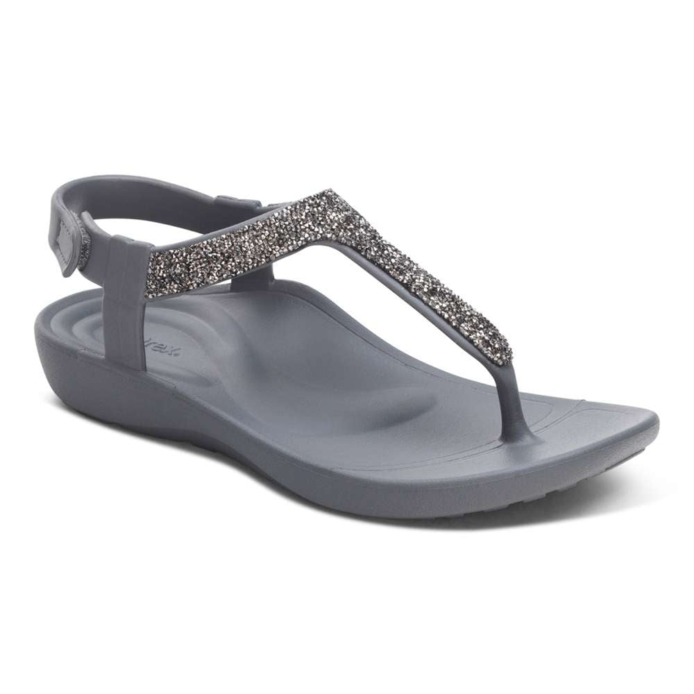 Skyler Sandals - Pewter Sparkle