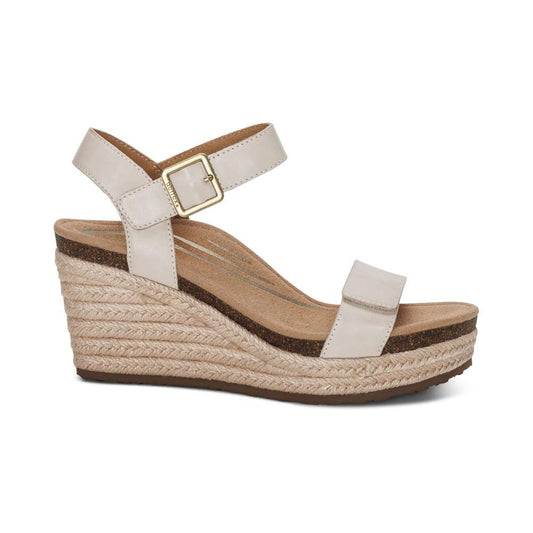 Sydney Espadrille Wedge - Ivory