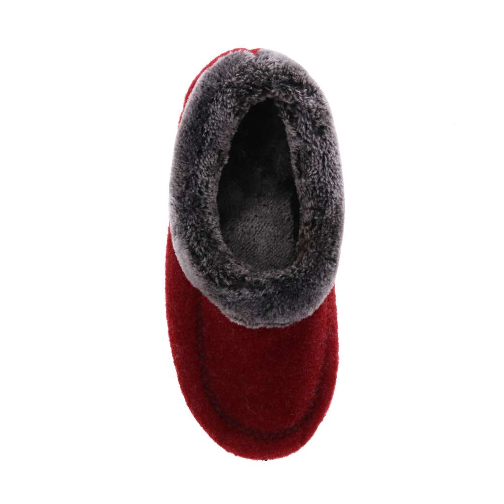 Devine Slipper - Burgundy