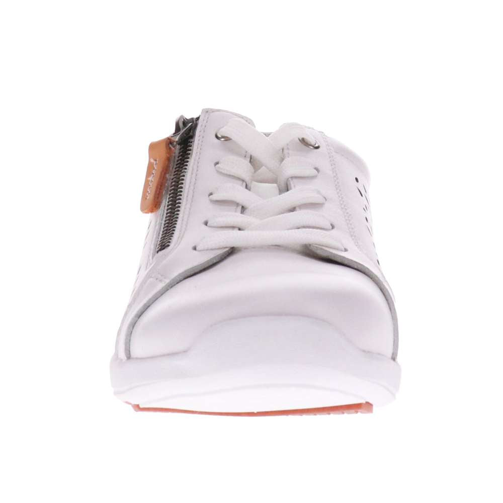 North Perf Sneaker - White/Apricot
