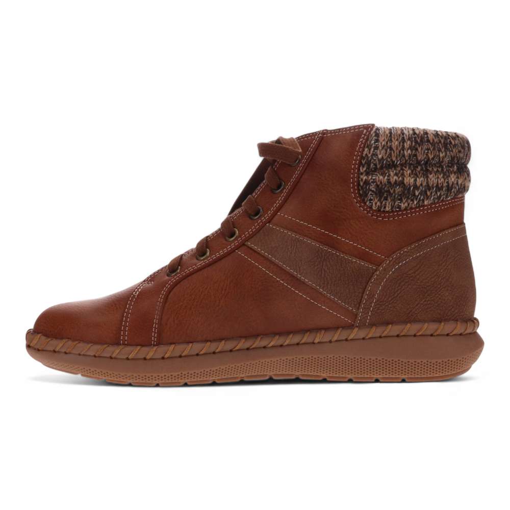 Wanda Zip Boot - Tan