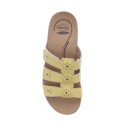 Andrea Slide Sandal - Yellow
