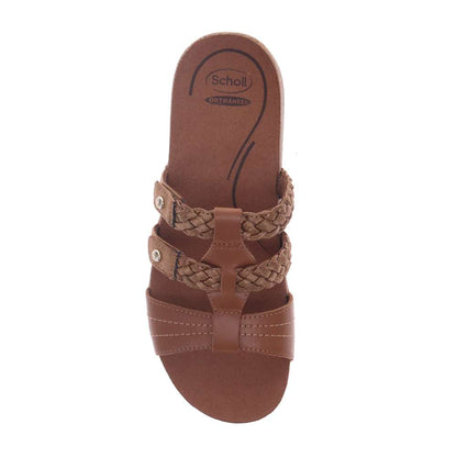 Anson Slide Sandal - Cognac