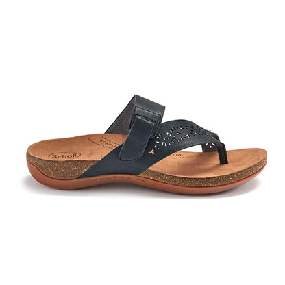 Antigo Toe Post Sandal - Black
