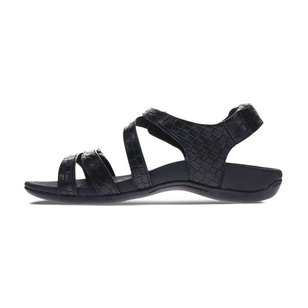 Arianna Brick Sandal - Black Brick