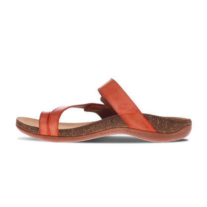 Ava Slide Sandal - Tangerine