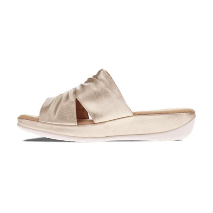 Cora Slide Sandal - Gold