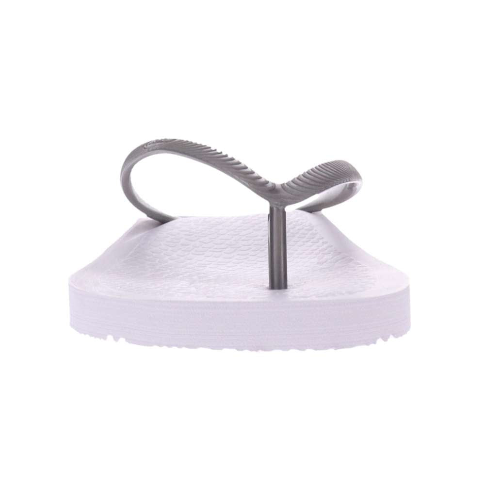Fiji Toe Post Sandal - White/Silver
