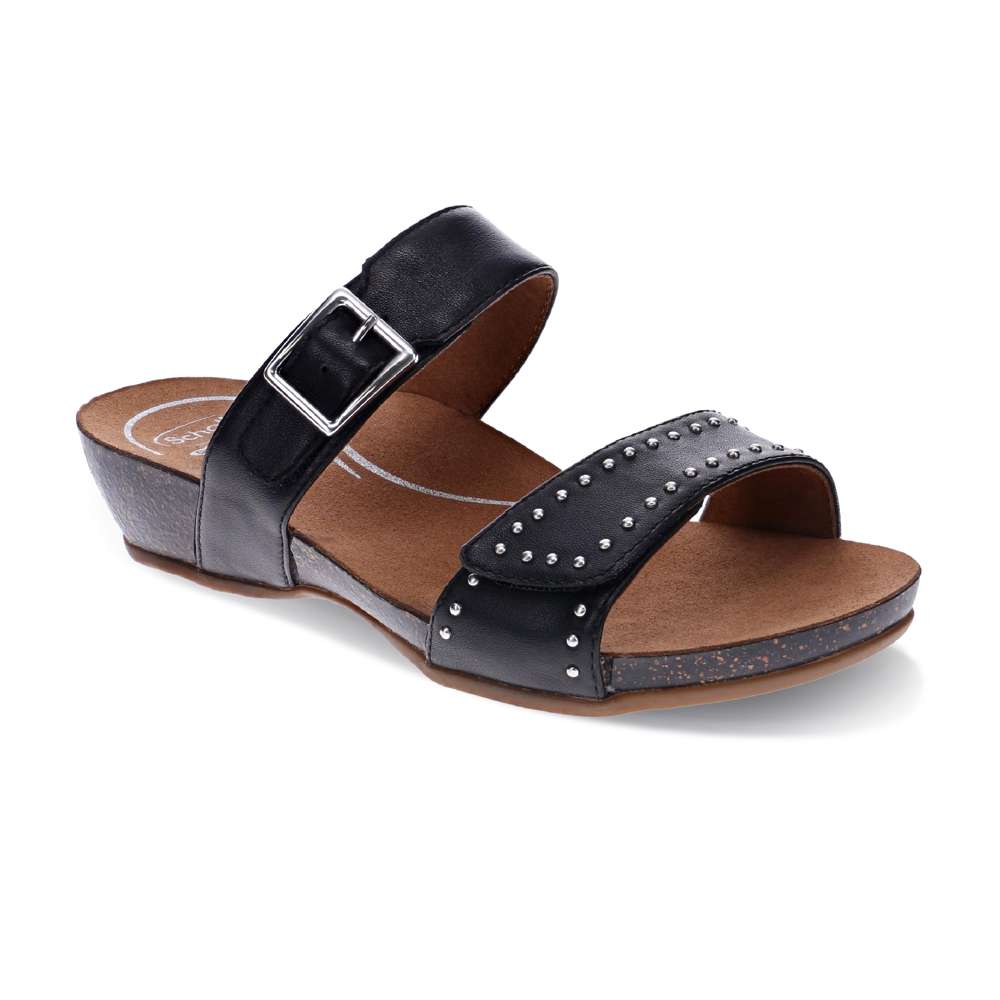 Jaylah Slide Sandal - Black