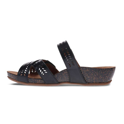 Joan Slide Wedge - Black