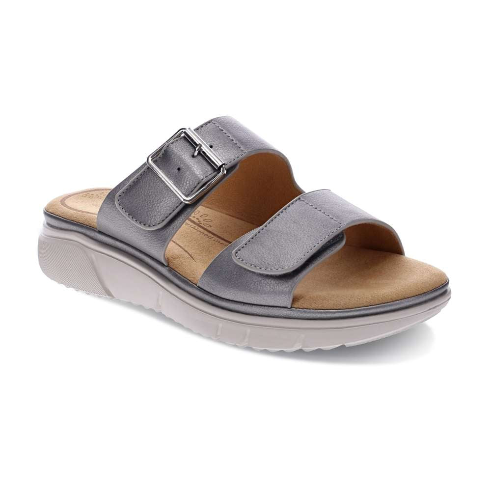 Rage Slide Sandal - Pewter