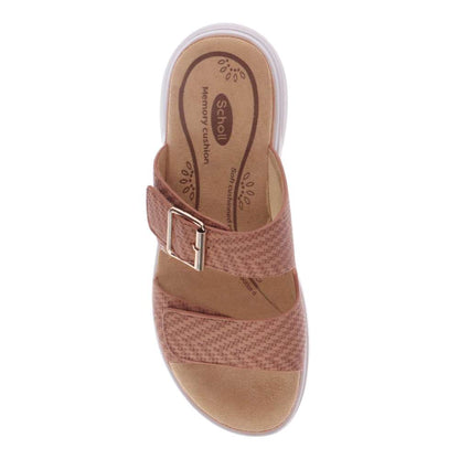 Rage Slide Sandal - Tan Raffia