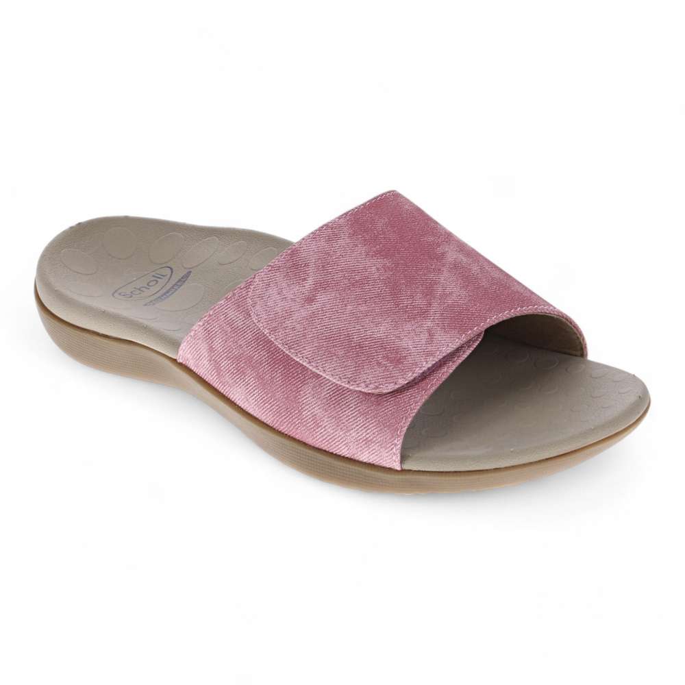 Samos II Slide - Mauve Denim