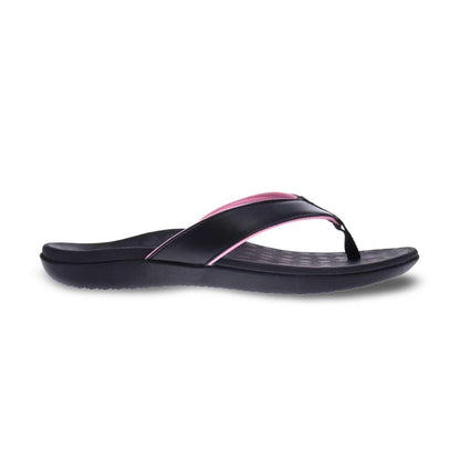 Sonoma Toe Post Sandal - Black/Pink