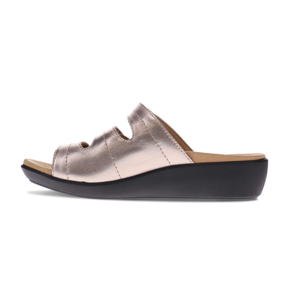 Tali Slide Sandal - Pewter
