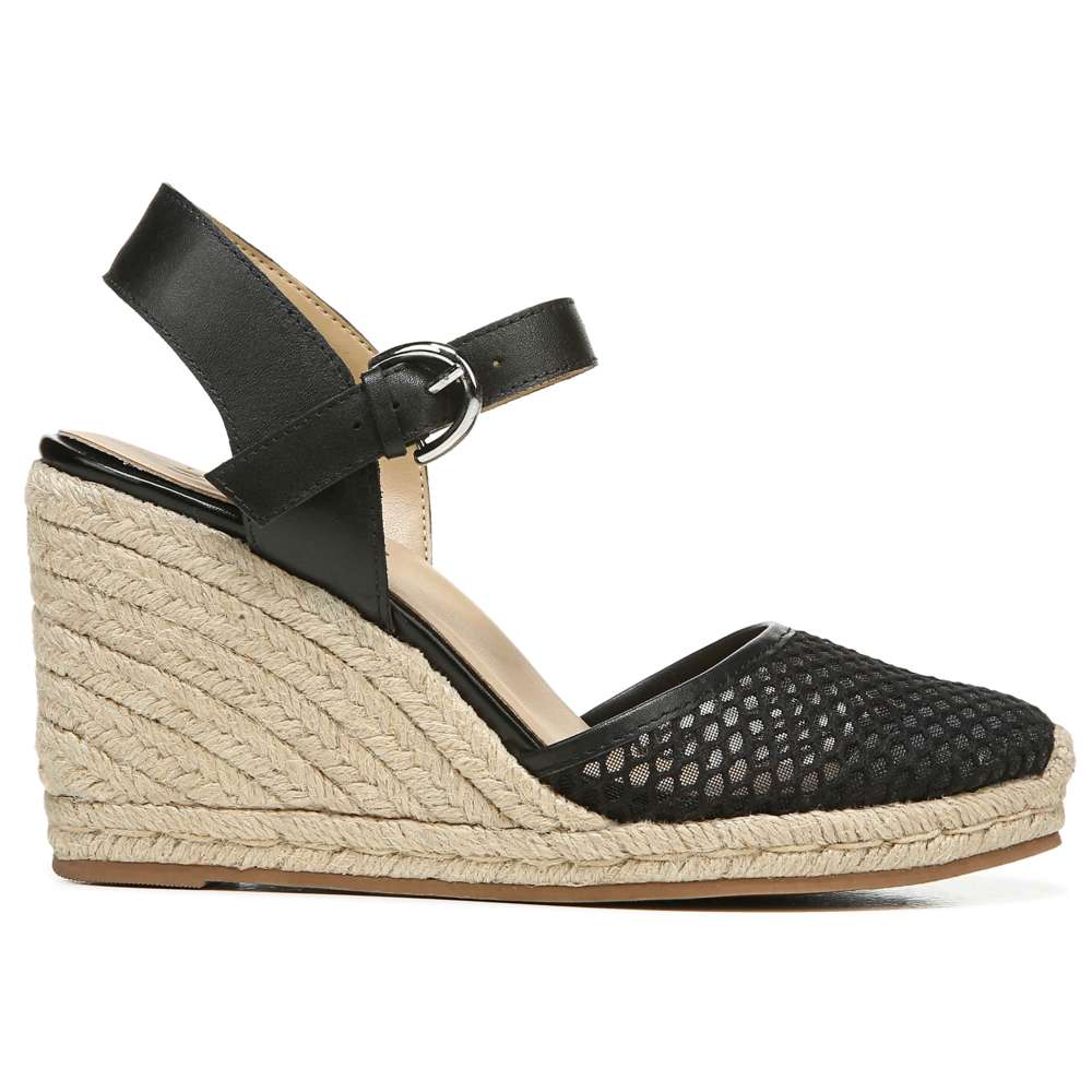 Phebe3 Espadrille Wedge - Black