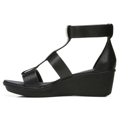 Rylan Wedge Sandal - Black