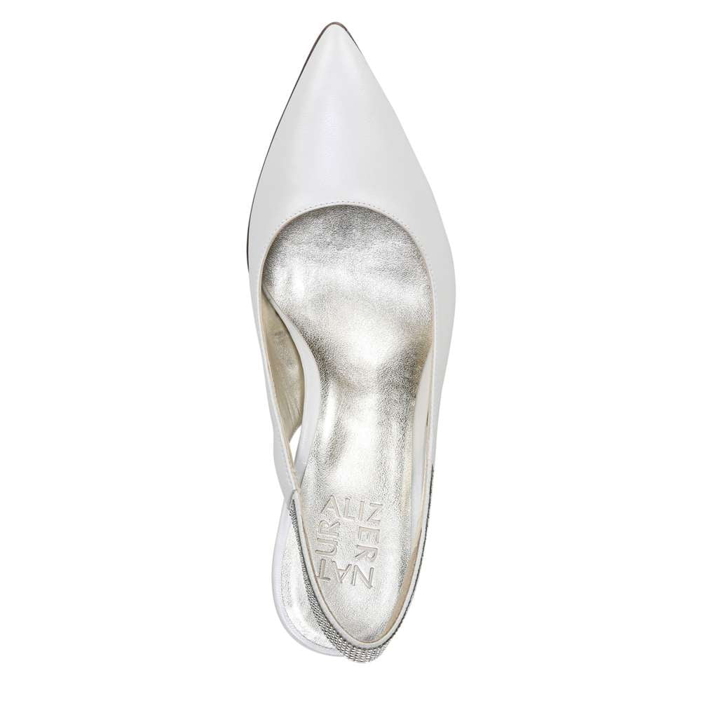 Aleah Slingback Pump - White