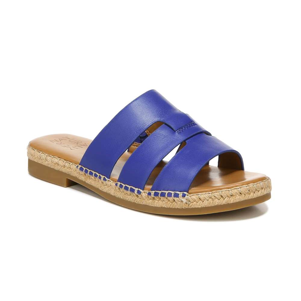 Arden Slide Sandal - Deep Sea Blue