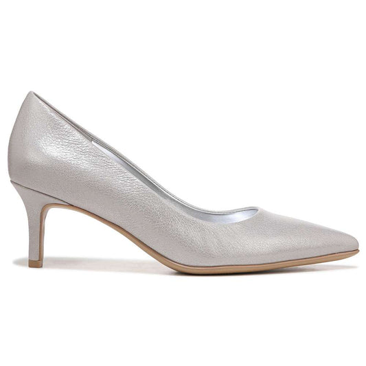 Everly Kitten Heel - Stone Metallic