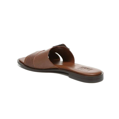 Faryn Slide Sandal - Brazil Nut