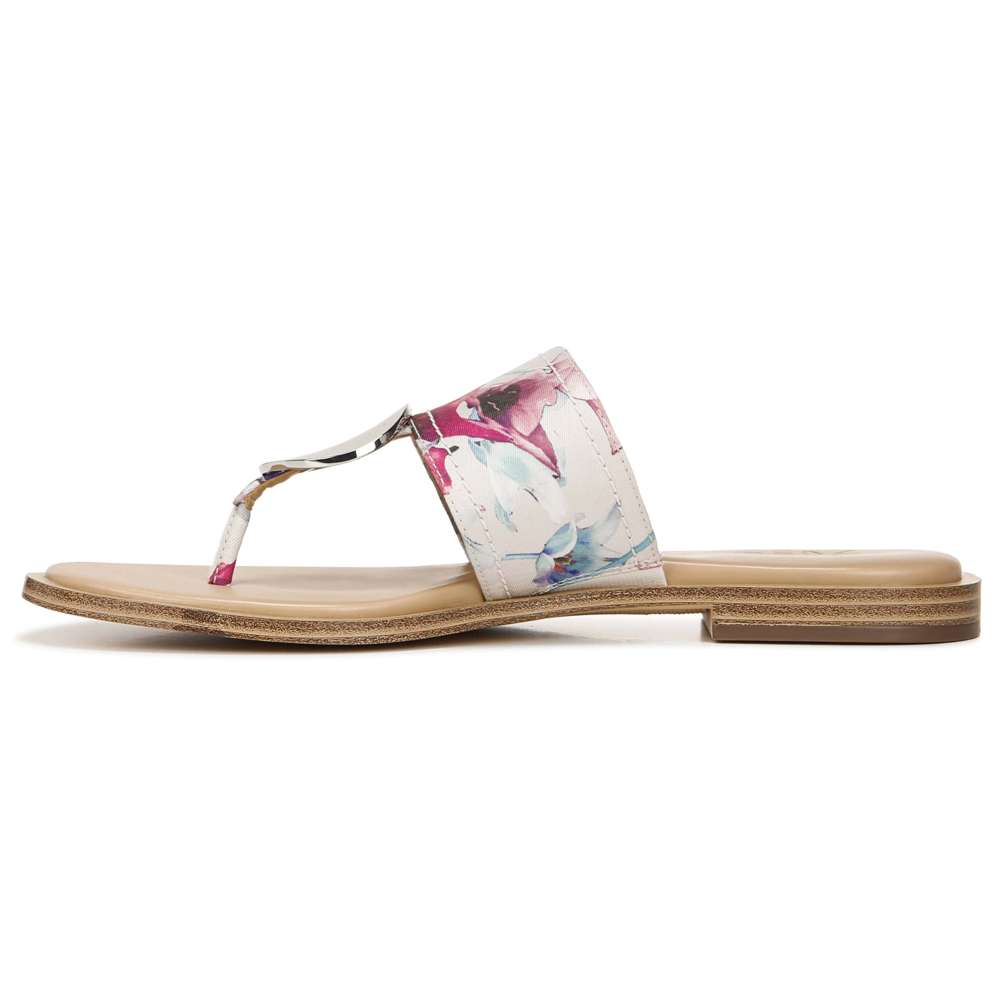 Frankie Toe Post Sandal - Pink Floral