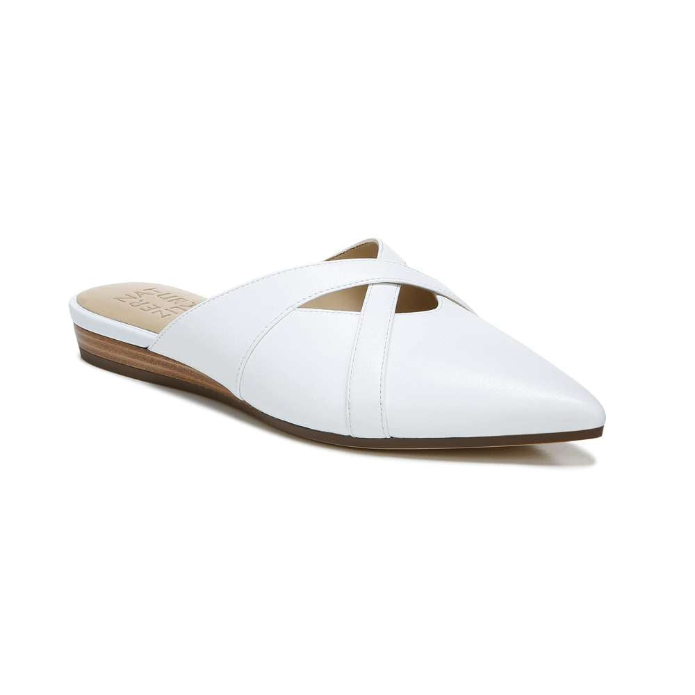Keira Dress Mule - White
