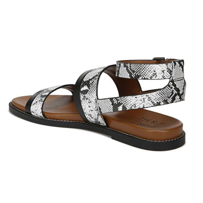 Kelsie Sandal - Black/White