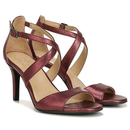 Kyra Heeled Sandal - Cranberry