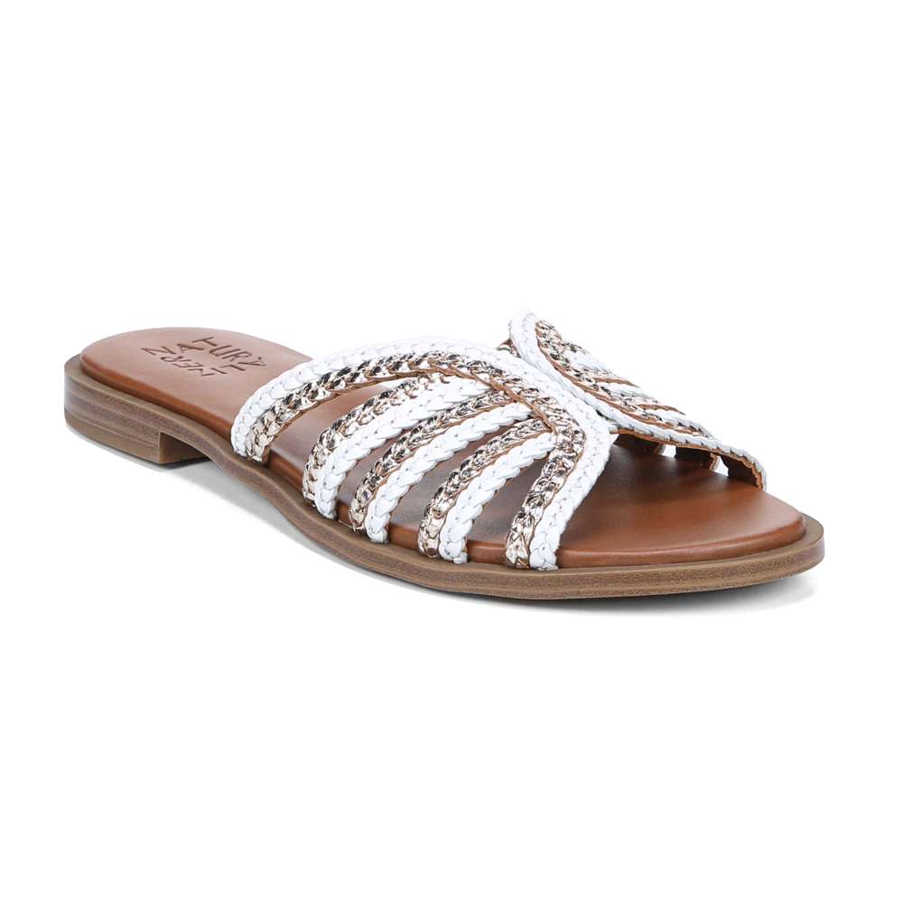 Lane Slide Sandal - White Multi