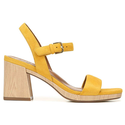 Rose Block Heel - Sunset