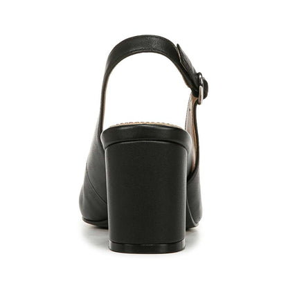 Sophie Slingback Pump - Black Leather