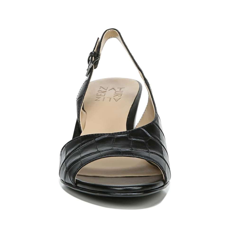 Vale Slingback - Black Croc