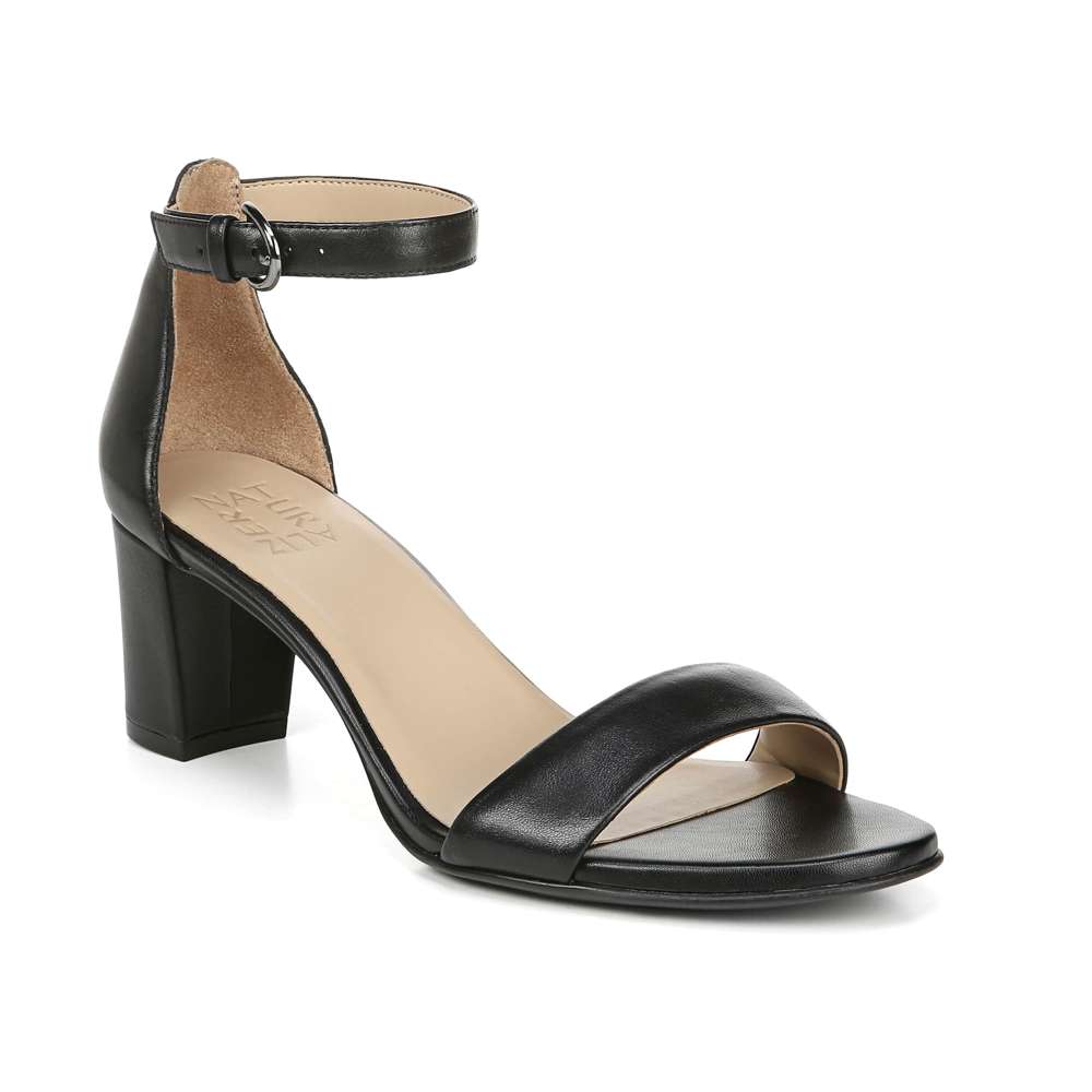 Vera Dress Sandal - Black Leather