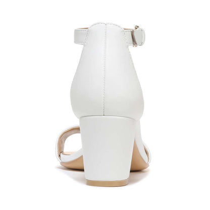 Vera Dress Sandal - White Leather
