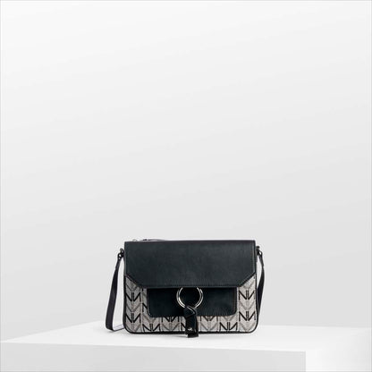 Cinty 2 Shoulder Bag - Black/White
