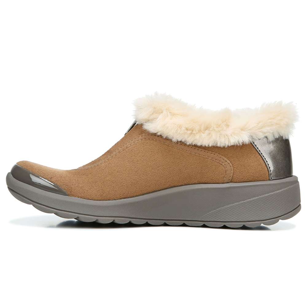 Golden Zip Bootie - Toffee