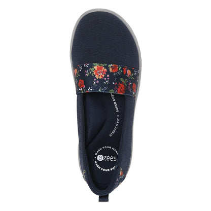 Gracie Slip-On Loafer - Navy Floral