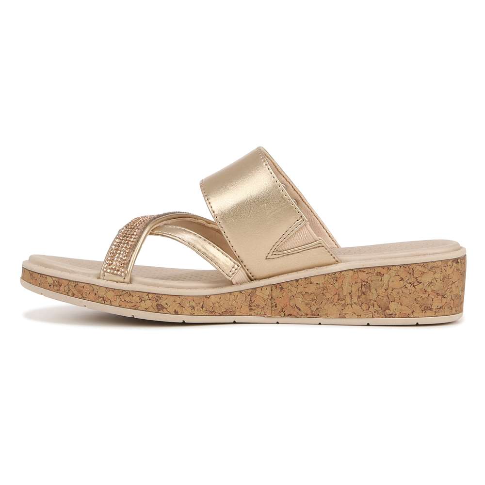 Bora Bright Sandal - Gold Metallic