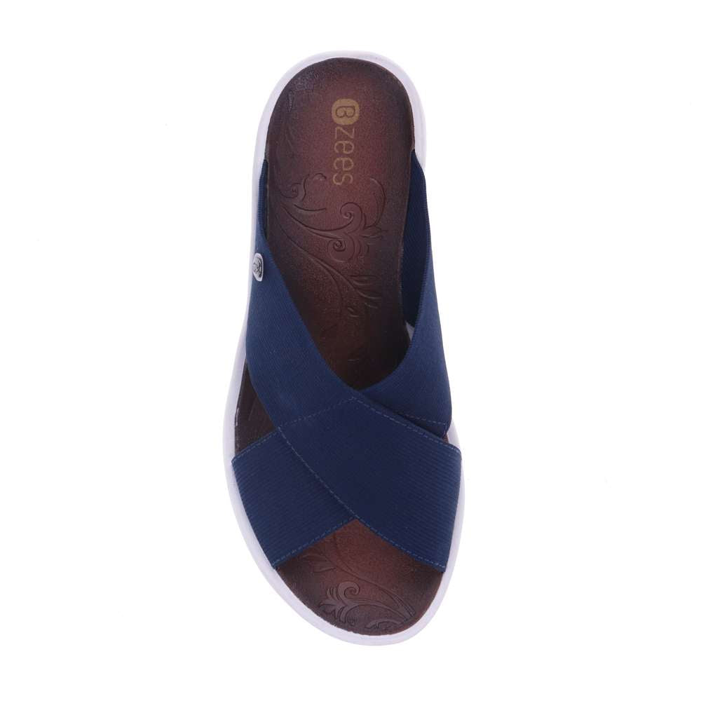 Desire Slide Sandal - Navy