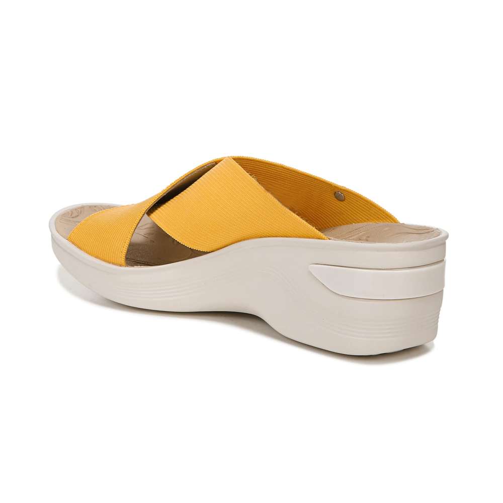 Desire Slide Sandal - Golden Yellow