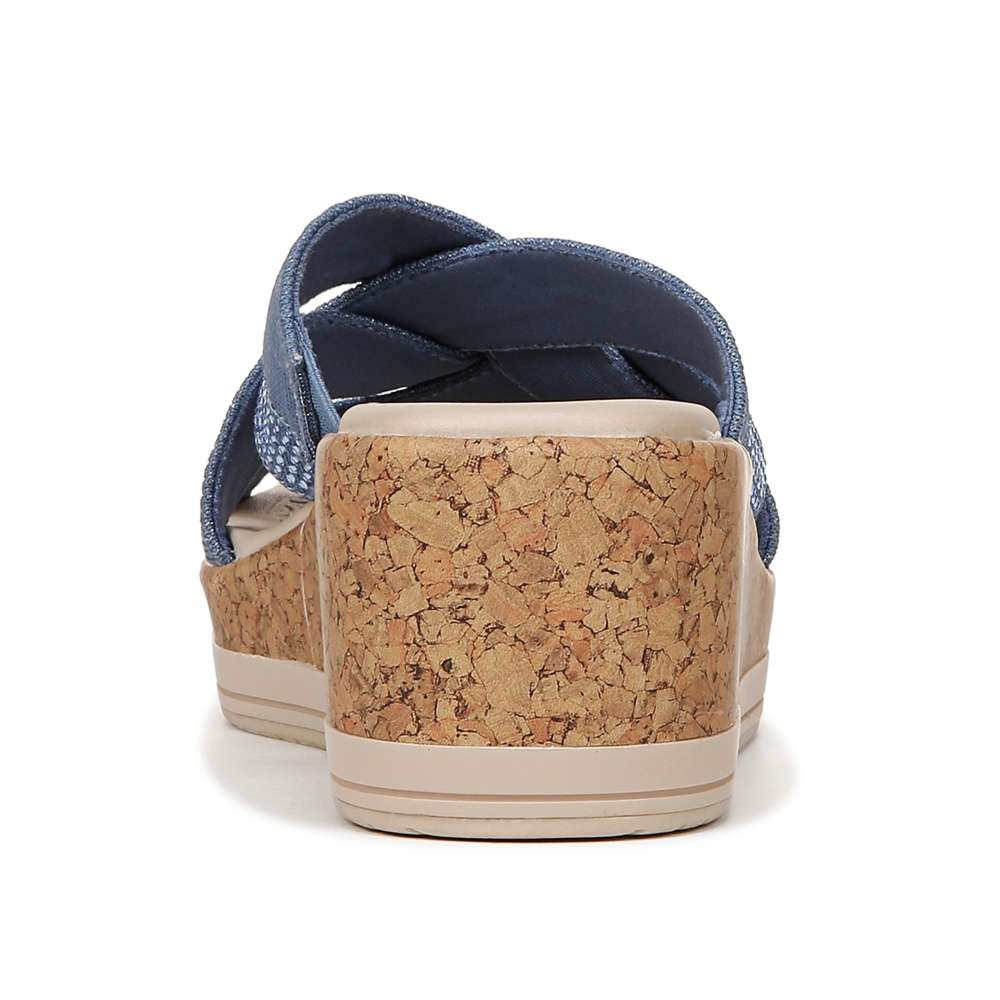 Reign Wedge Sandal - Elemental Blue