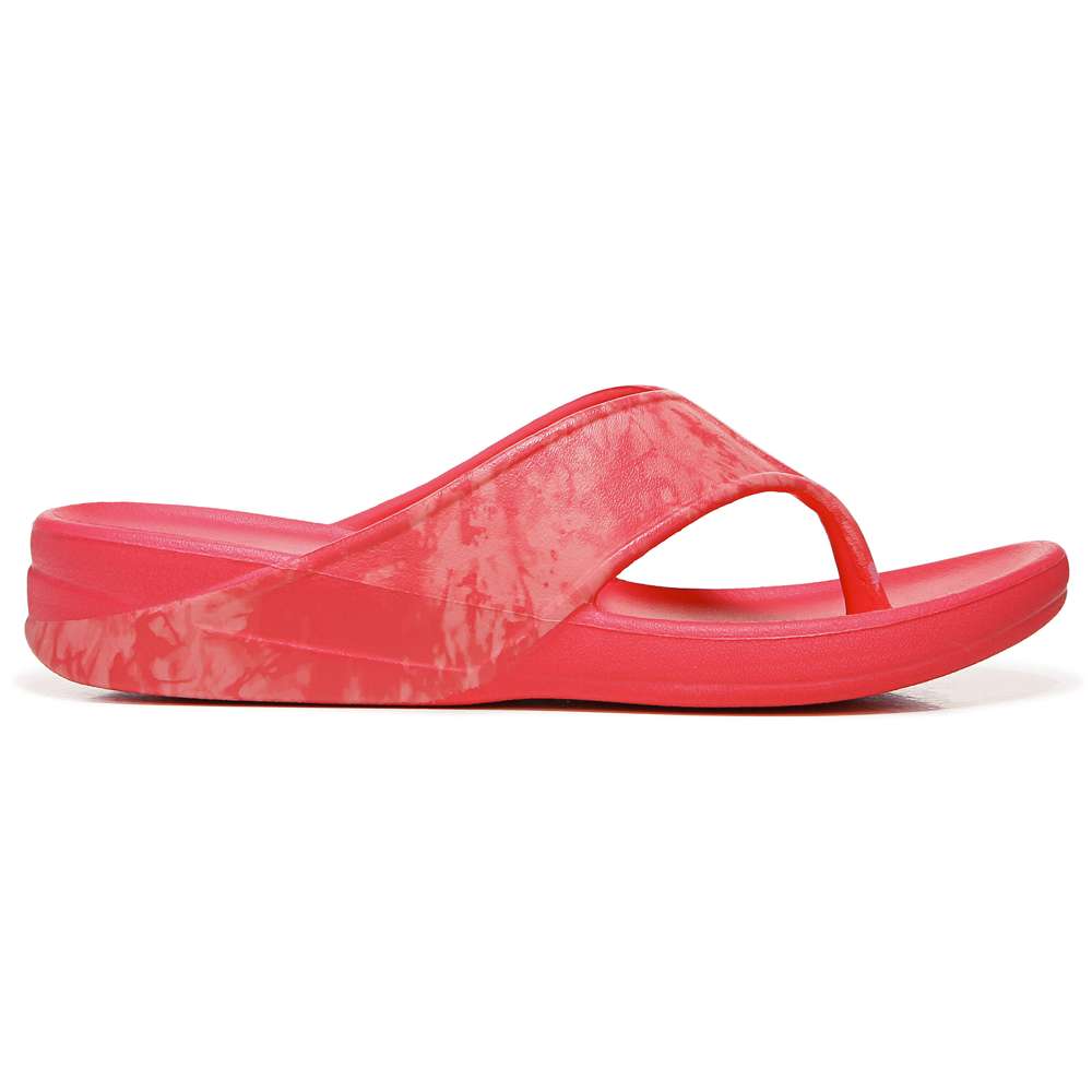 Villa Print Flip Flop Sandal - Pink