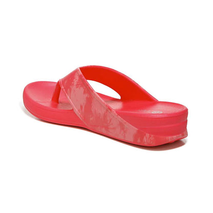 Villa Print Flip Flop Sandal - Pink