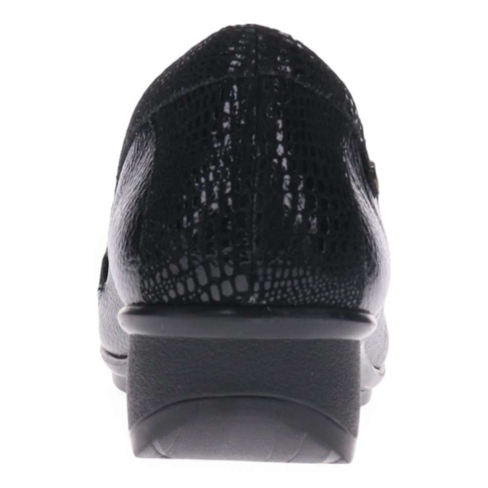 Montmartre Wedge Loafer - Black Pebble